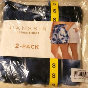 🆕️ Danskin Ladies Soft Active Shorts 2 Pack Size Small